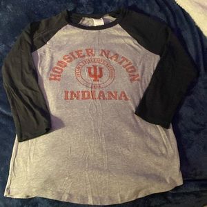 Half sleeve  PINK Victorias Secret Hoosier Nation Indiana small